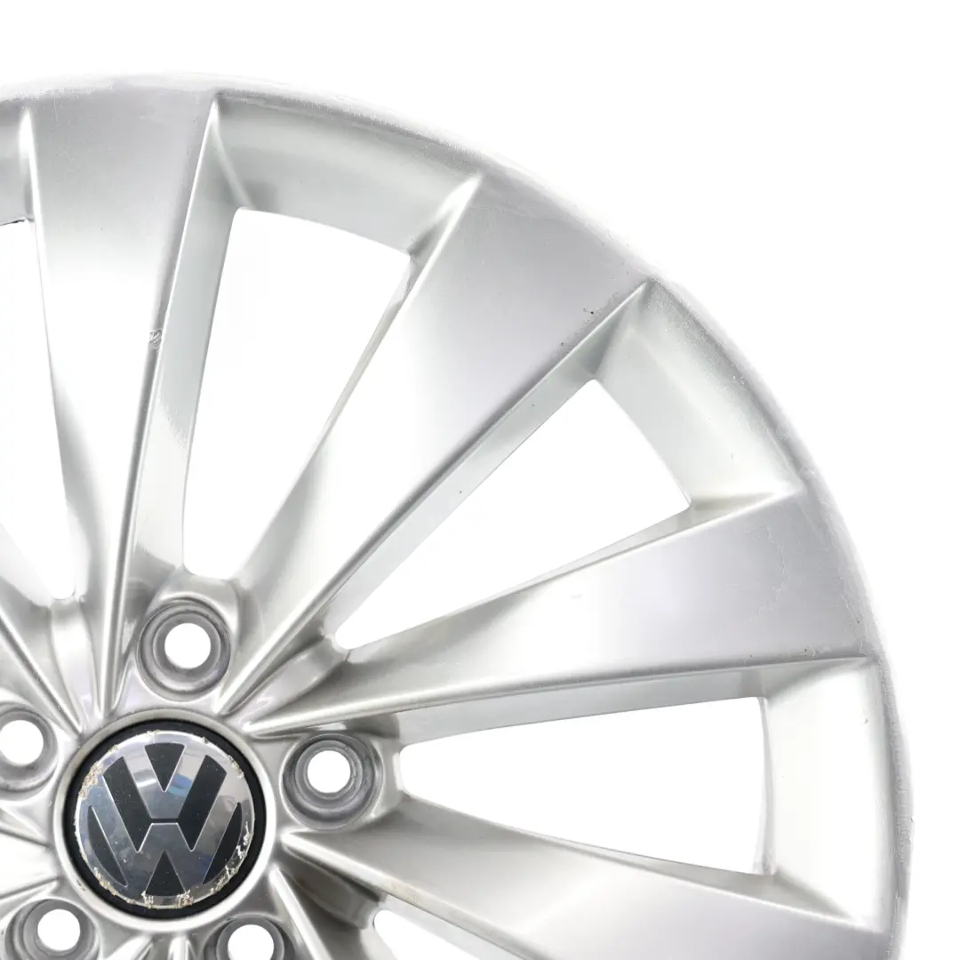 Volkswagen Scirocco Mk3 Silberne Leichtmetallfelge 18" 8J ET:41 - SKU 3C8601025AB-3 - Teilenummer 3C8601025AB