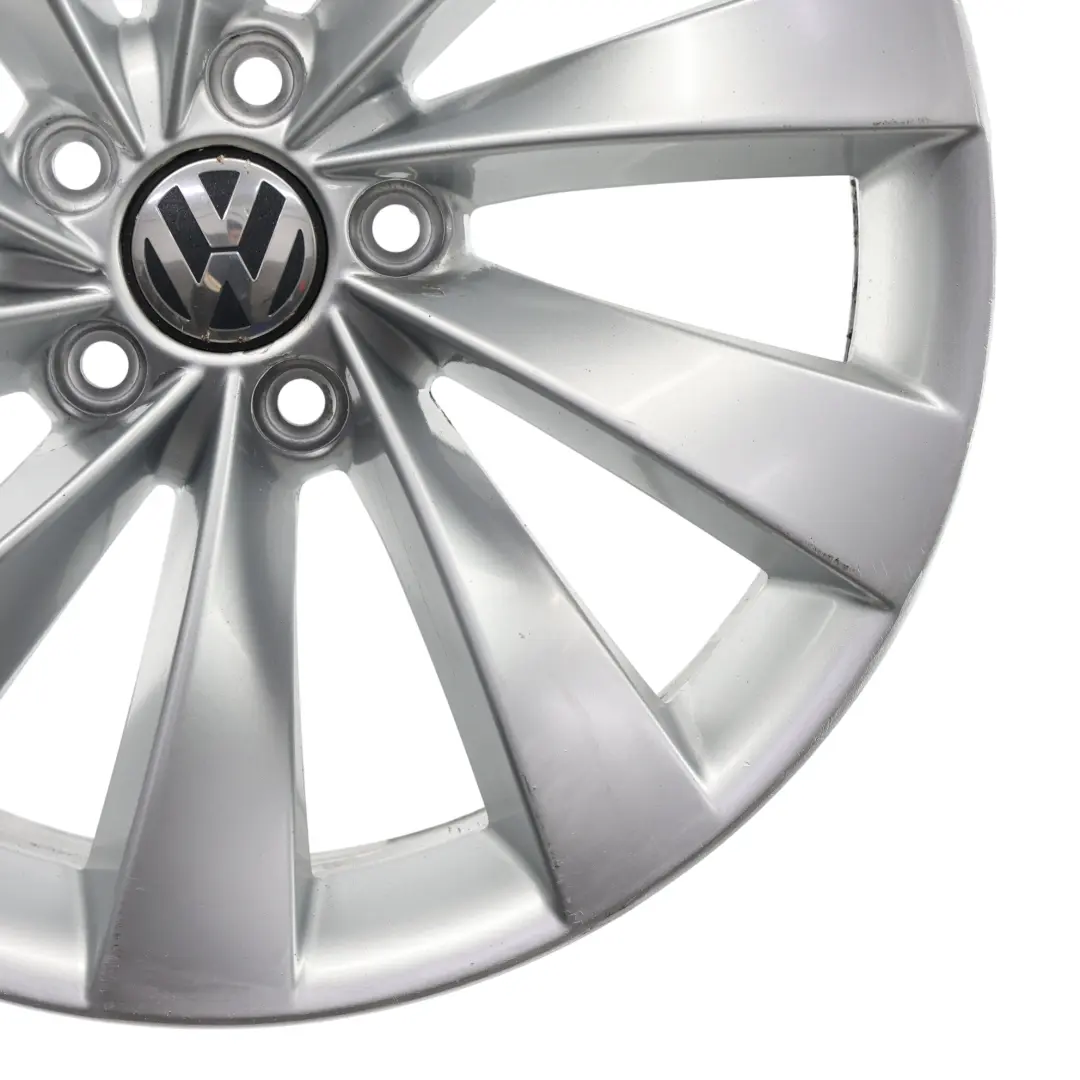 Volkswagen Scirocco Mk3 Silberne Leichtmetallfelge 18" 8J ET:41 - SKU 3C8601025AB-4 - Teilenummer 3C8601025AB