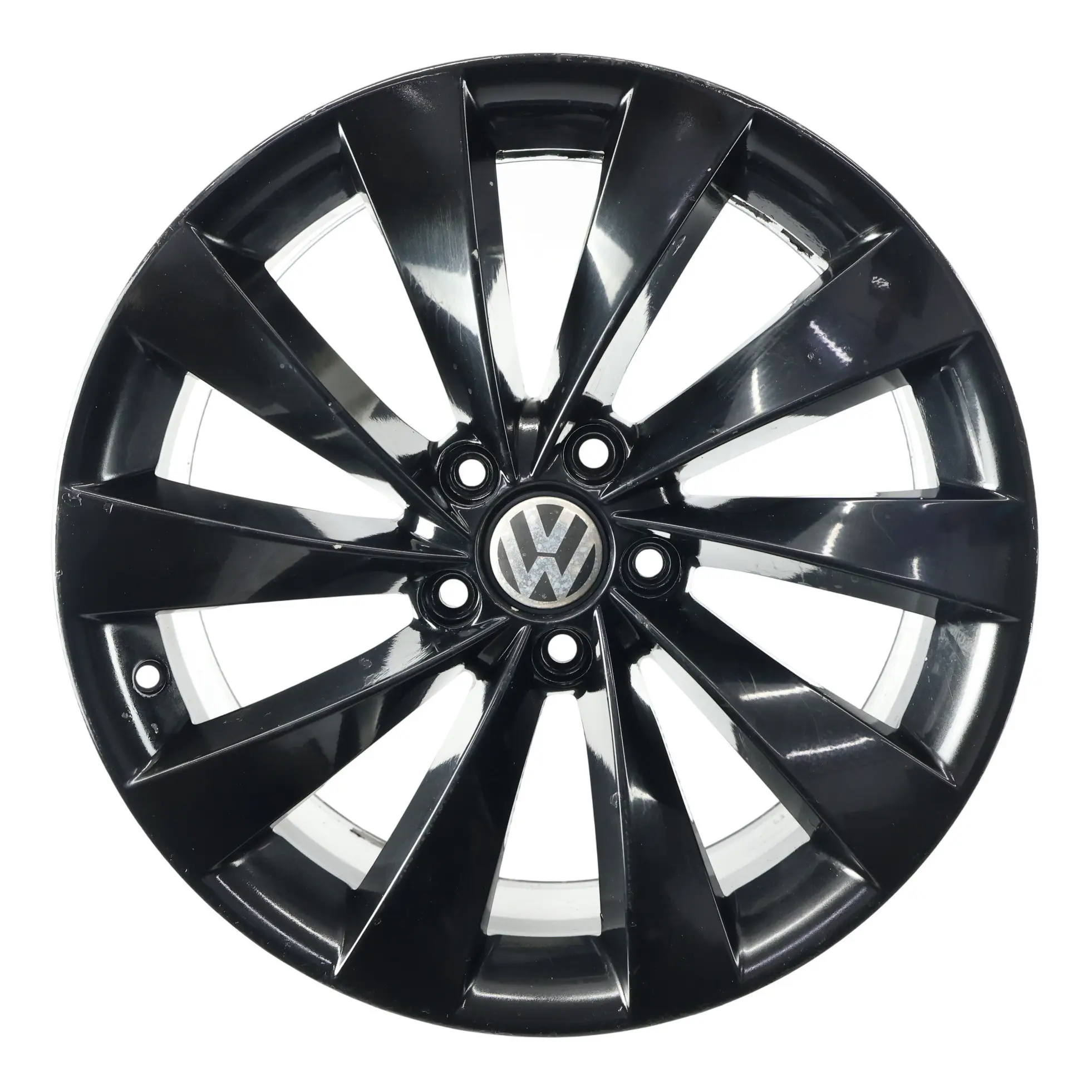 Volkswagen Scirocco Mk3 Llanta De Aleación Negra 18" 8J ET:41 3C8601025D