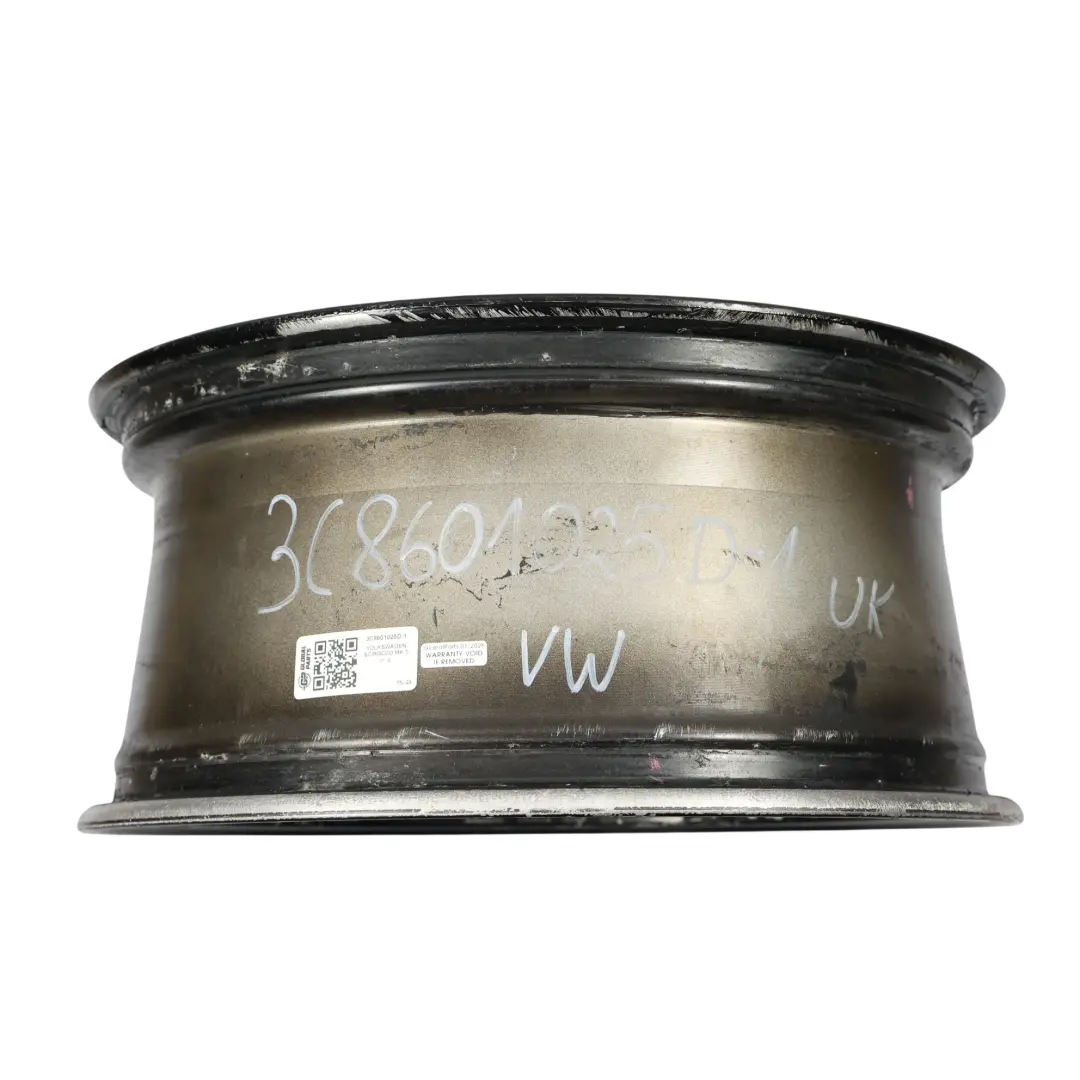 Volkswagen Scirocco Mk3 Llanta De Aleación Negra 18" 8J ET:41 - SKU 3C8601025D-1 - Número de pieza 3C8601025D