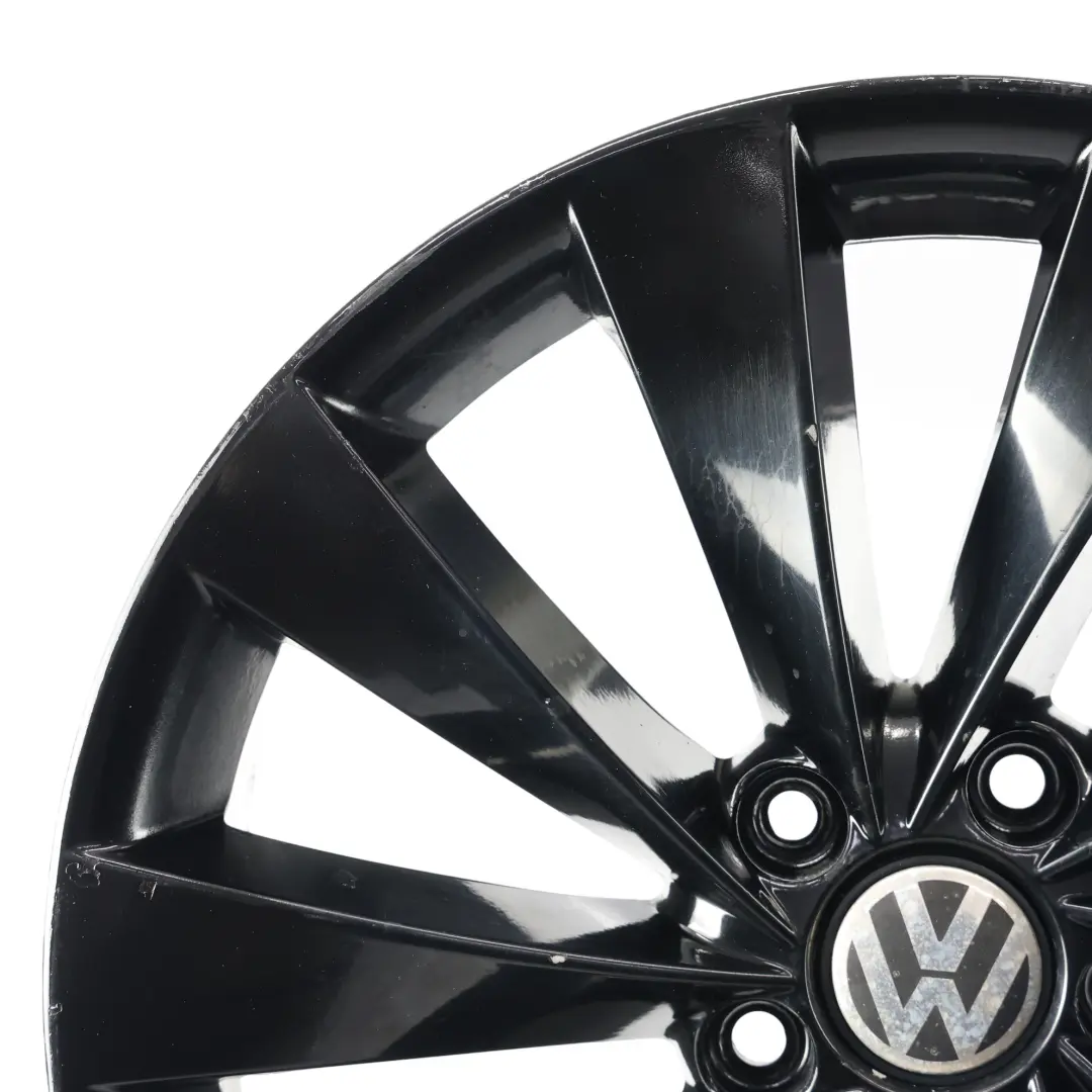 Volkswagen Scirocco Mk3 Czarna Felga Aluminiowa 18" 8J ET:41 - SKU 3C8601025D-1 - Numer Części 3C8601025D