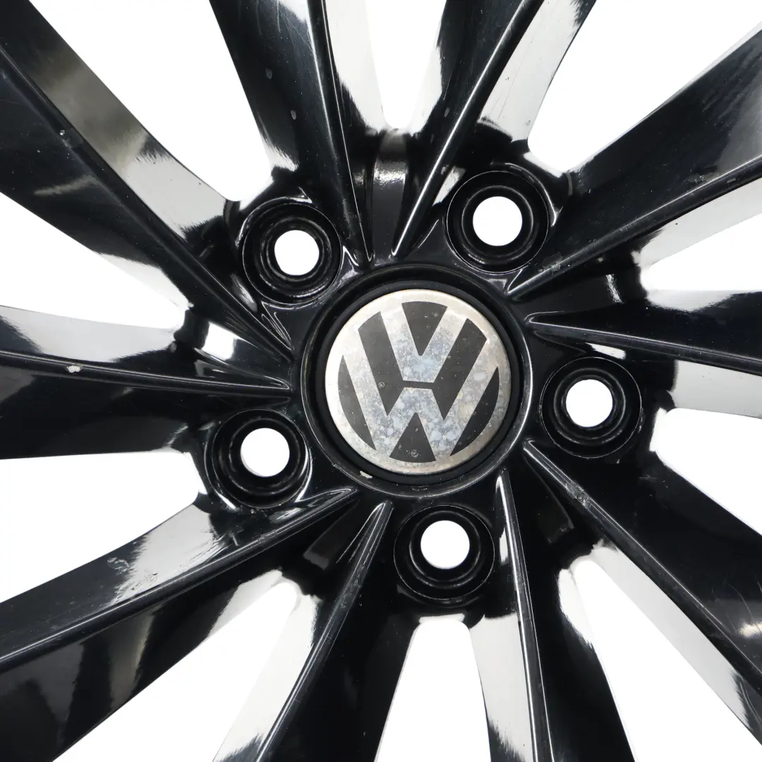 Volkswagen Scirocco Mk3 Llanta De Aleación Negra 18" 8J ET:41 - SKU 3C8601025D-1 - Número de pieza 3C8601025D