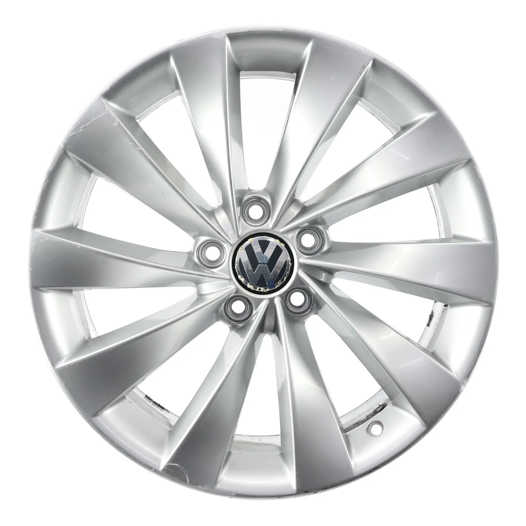 Volkswagen Scirocco Mk3 Argento Cerchio In Lega 18" 8J ET:41 3C8601025D
