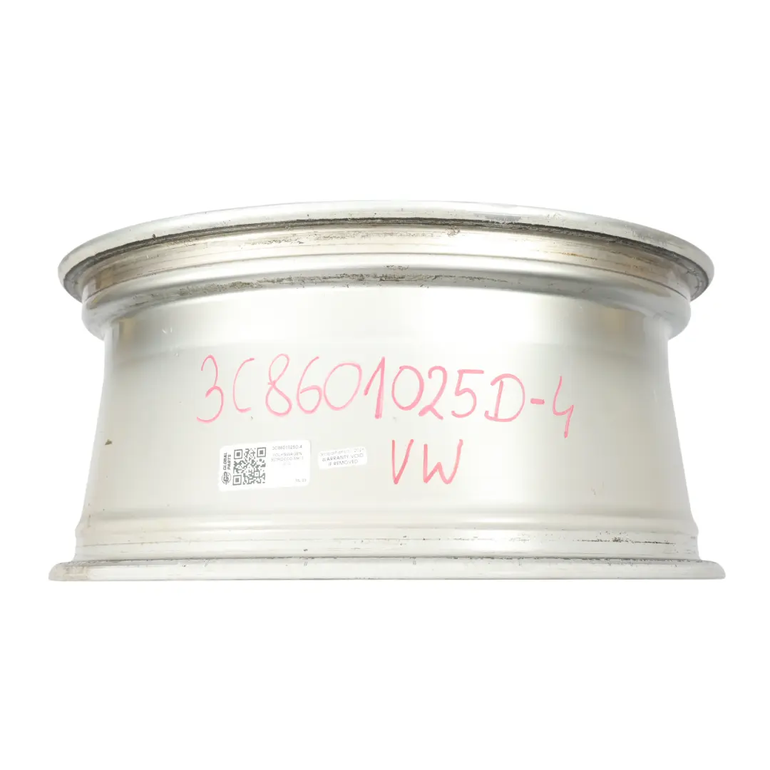 Volkswagen Scirocco Mk3 Silberne Leichtmetallfelge 18" 8J ET:41 - SKU 3C8601025D-4 - Teilenummer 3C8601025D