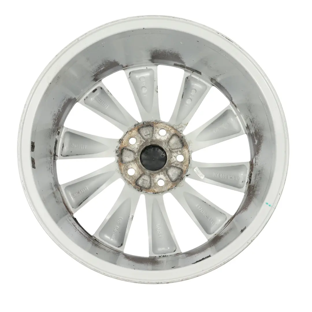 Volkswagen Scirocco Mk3 Silberne Leichtmetallfelge 18" 8J ET:41 - SKU 3C8601025D-4 - Teilenummer 3C8601025D