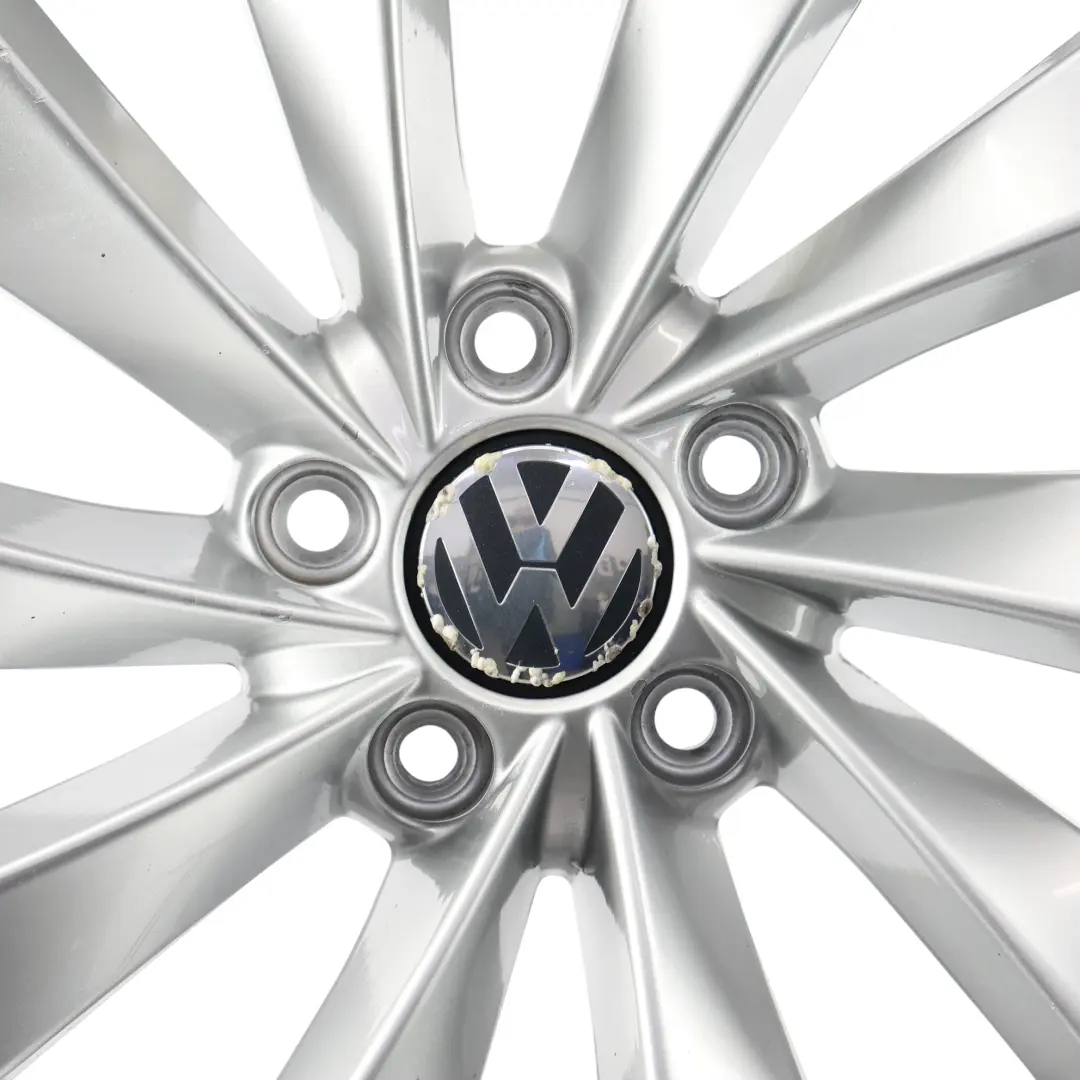 Volkswagen Scirocco Mk3 Silberne Leichtmetallfelge 18" 8J ET:41 - SKU 3C8601025D-4 - Teilenummer 3C8601025D
