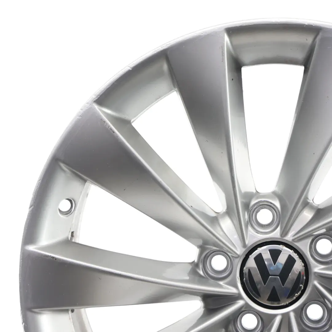 Volkswagen Scirocco Mk3 Silberne Felge Leichtmetallfelge 18" 8J ET:41 - SKU 3C8601025D-5 - Teilenummer 3C8601025D