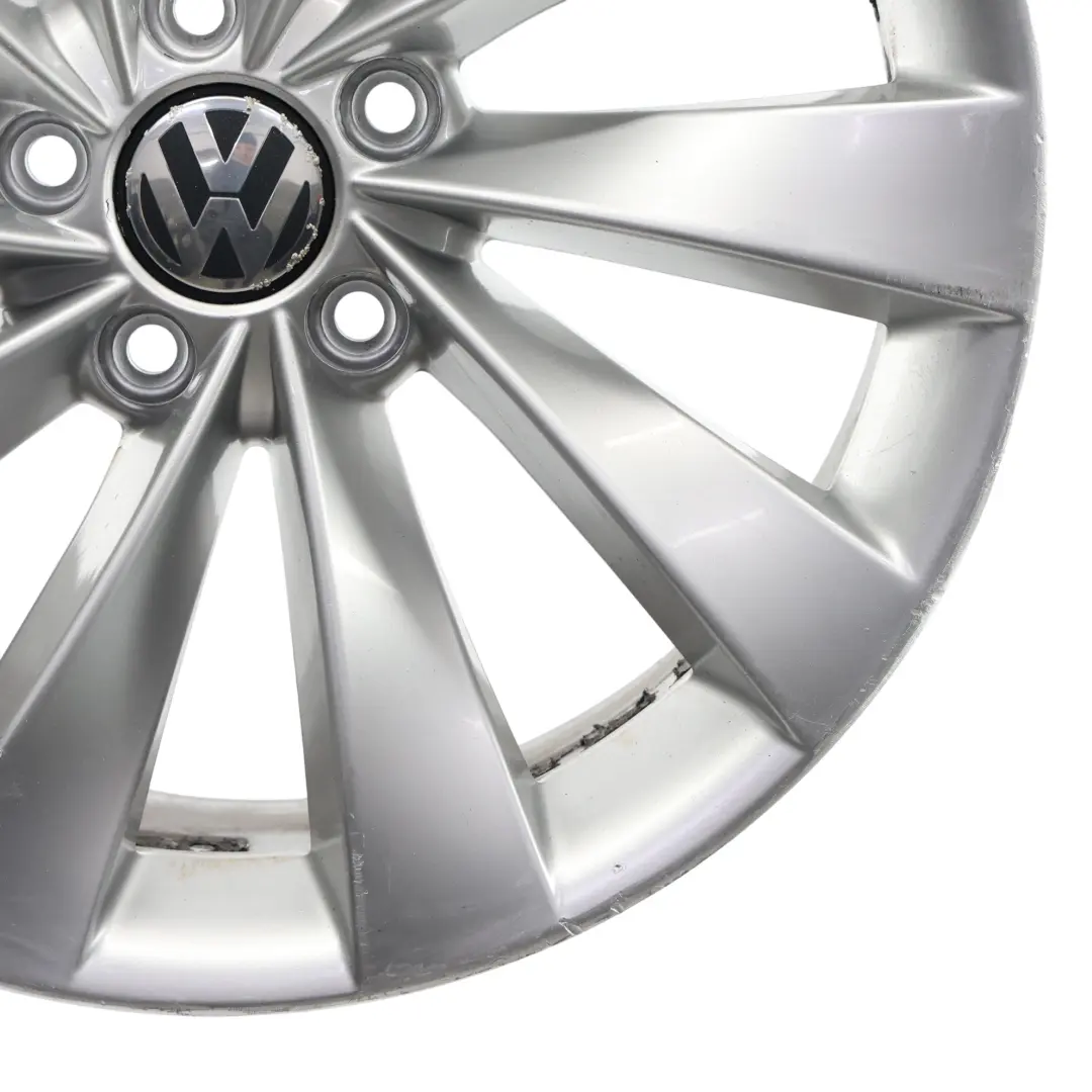 Volkswagen Scirocco Mk3 Silberne Felge Leichtmetallfelge 18" 8J ET:41 - SKU 3C8601025D-5 - Teilenummer 3C8601025D