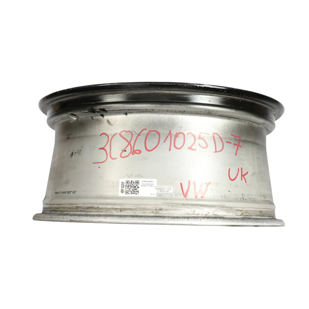 Volkswagen Scirocco III Mk3 Wheel Rim Alloy Black 18" 8J ET:41 - SKU 3C8601025D-7 - Part number 3C8601025D