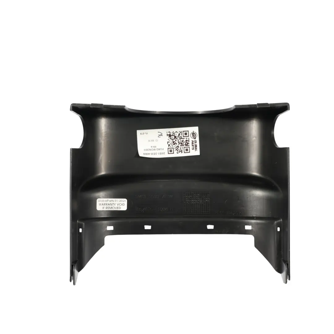Ford Mondeo IV Lenksäulenverkleidung Obere Umrandung Abdeckplatte - SKU 3M51-3530-ABW - Teilenummer 3M51-3530-ABW
