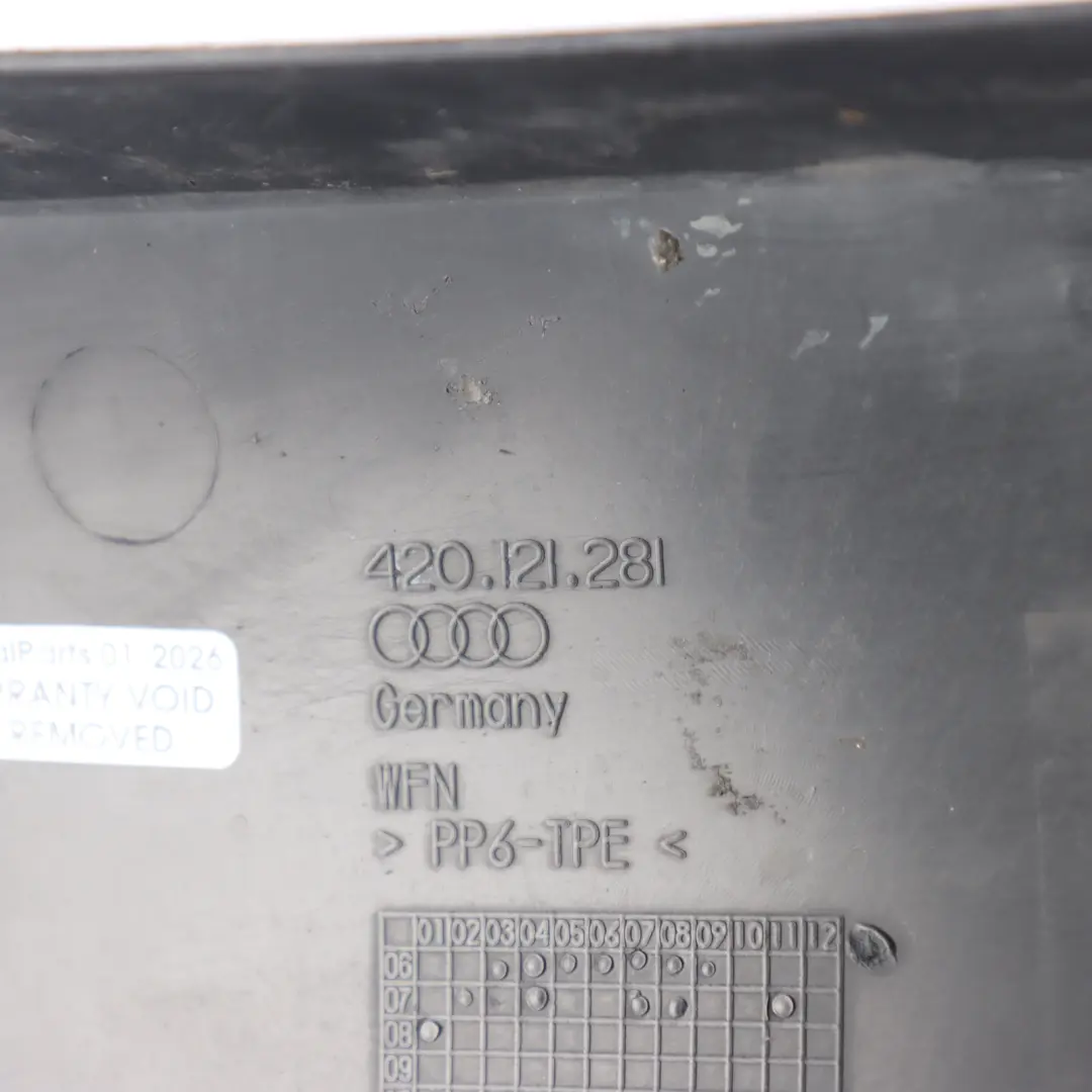 Audi R8 42 Spyder Radiator Air Duct Channel Guide Left N/S - SKU 420121281 - Part number 420121281