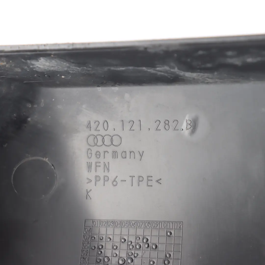 Audi R8 42 Spyder Radiator Air Duct Channel Guide Right O/S - SKU 420121282B - Part number 420121282B