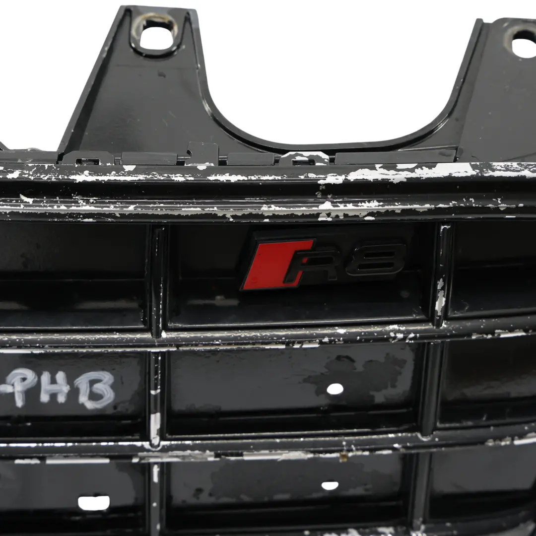 Audi R8 42 Spyder Front Bumper Trim Panel Cover Brilliant Black - LY9B - SKU 420807103A-PHB - Part number 420807103A