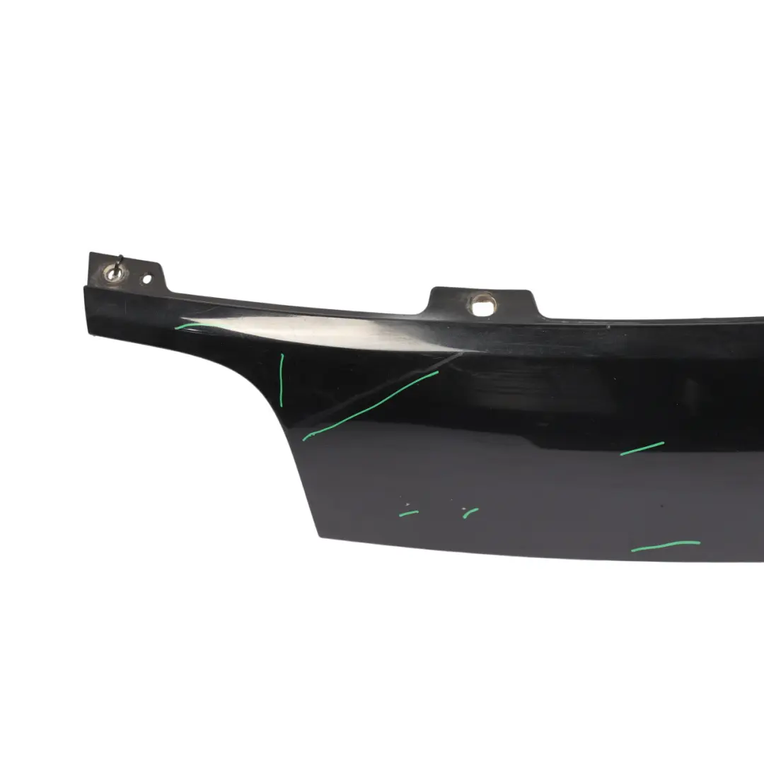 Audi R8 42 Spyder Rear Bumper Trunk Lid Cover Panel Phantom Black-Z9Y - SKU 420807649C-PHB - Part number 420807649C