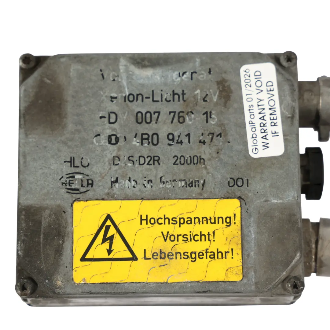 Audi S3 8L A6 C5 Xenon Headlight Ballast Module Control Unit - SKU 4B0941471 - Part number 4B0941471