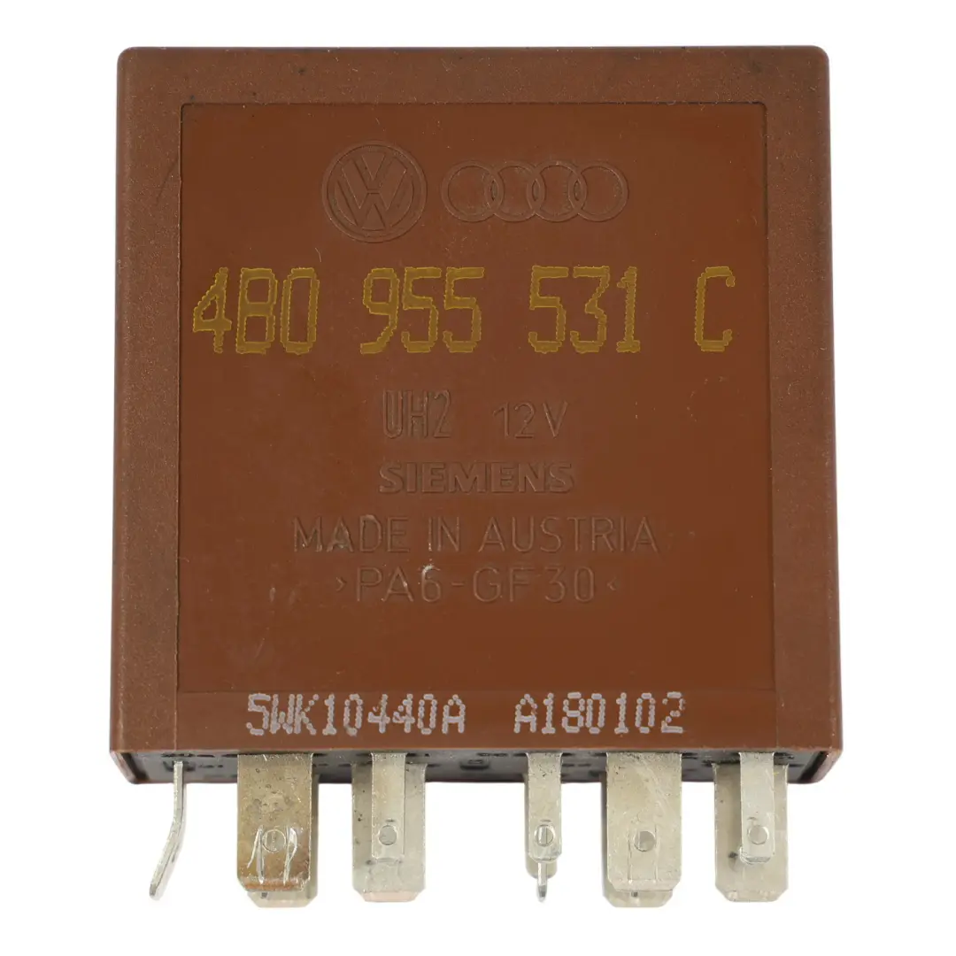 Unit 16 Pins number 389 12V UH2 to Audi VW Volkswagen Seat Relay with Part number 4B0955531C Audi VW Volkswagen Seat Relay Unit 16 Pins number 389 12V UH2 - SKU 4B0955531C - Part number 4B0955531C