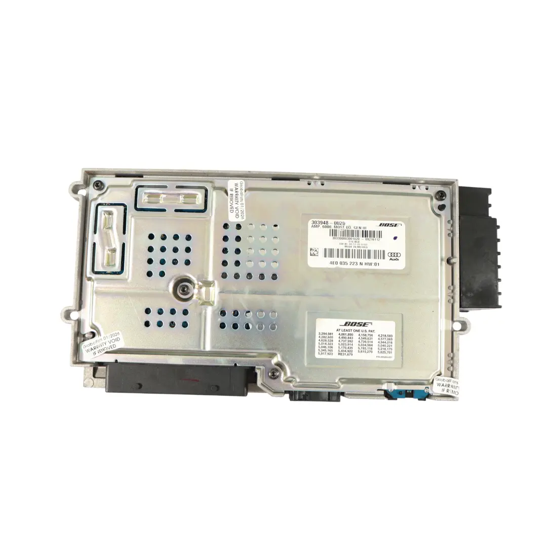 Audi A8 D3 Amplificatore BOSE Audio Sound System Module - SKU 4E0035223N - Numero di parte 4E0035223N