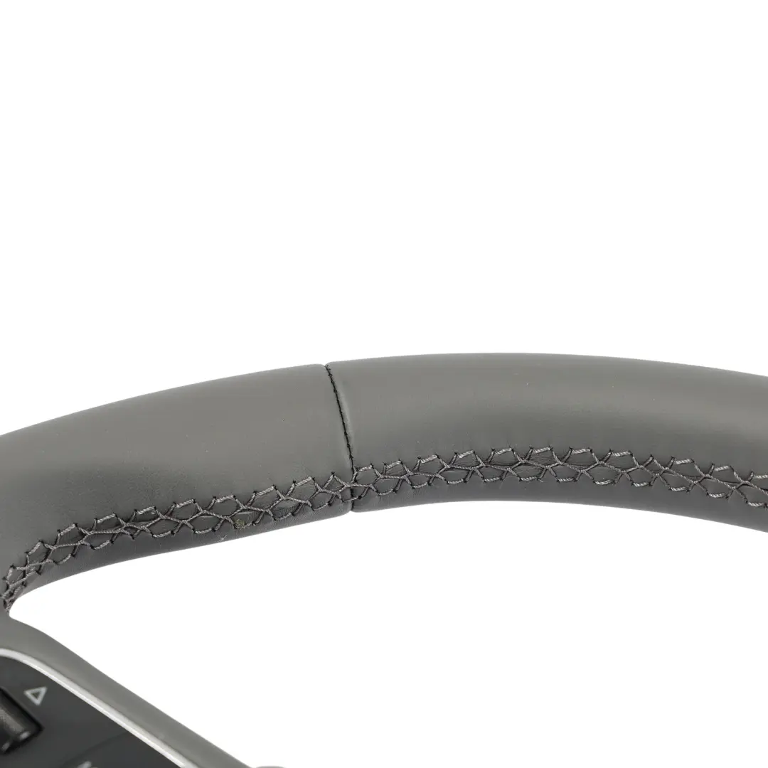  Volant Audi A8 D4 NEUF Cuir Gris Avec Palettes Changement Vitesse - SKU 4E0419091DC-1 - Numéro de pièce 4E0419091DC