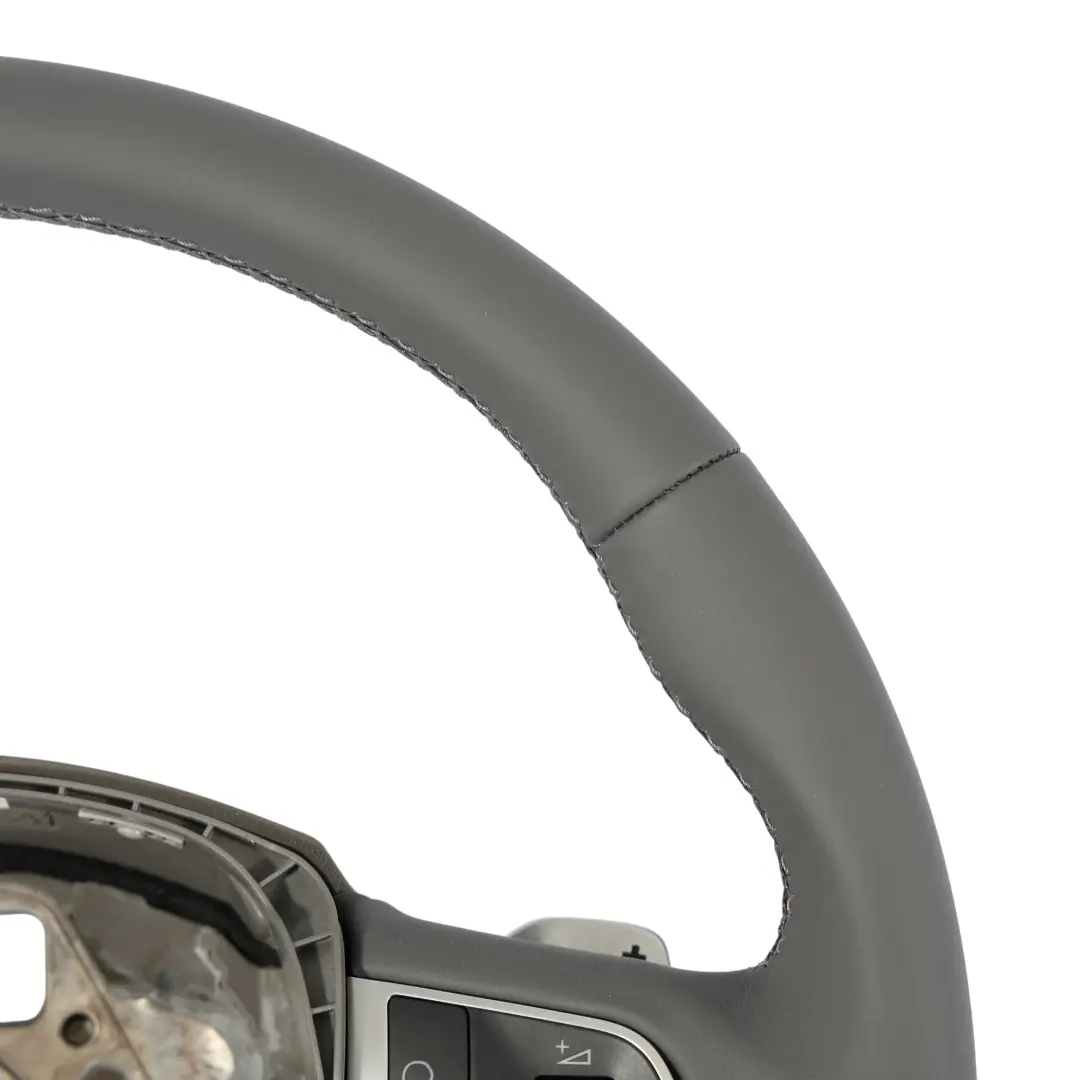 Audi A8 D4 Volante NUEVO Gris Cuero Palanca de Cambio - SKU 4E0419091DC-1 - Número de pieza 4E0419091DC