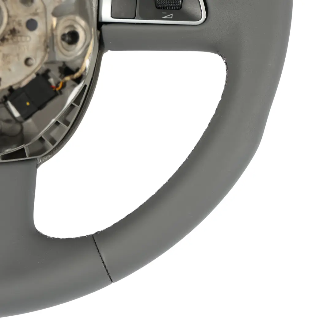 Steering Wheel NEW Grey Leather Paddle Shift to Audi A8 D4 with Part number 4E0419091DC Audi A8 D4 Steering Wheel NEW Grey Leather Paddle Shift - SKU 4E0419091DC-1 - Part number 4E0419091DC