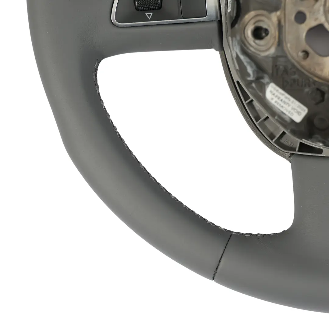 Lenkrad NEU Grau Leder Schaltwippen für Audi A8 D4 mit Teilenummer 4E0419091DC Audi A8 D4 Lenkrad NEU Grau Leder Schaltwippen - SKU 4E0419091DC-1 - Teilenummer 4E0419091DC