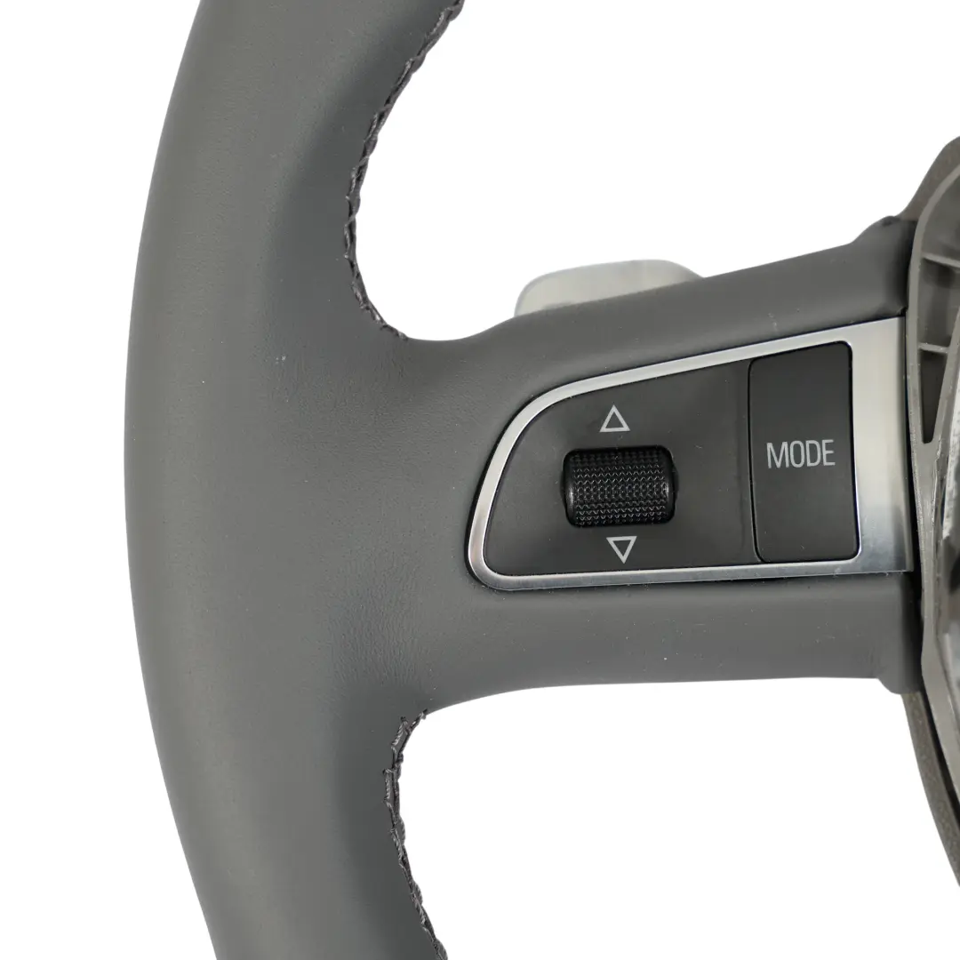 NUOVO Grigio Pelle Cambio al Volante per Audi A8 D4 Volante con numero di parte 4E0419091DC Audi A8 D4 Volante NUOVO Grigio Pelle Cambio al Volante - SKU 4E0419091DC-1 - Numero di parte 4E0419091DC