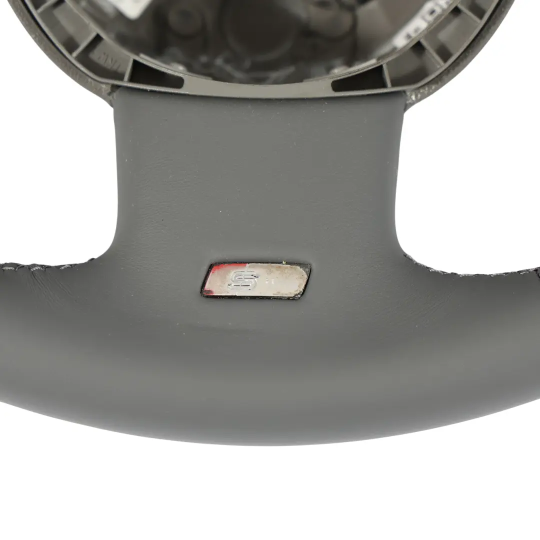 Audi A8 D4 Lenkrad NEU Grau Leder Schaltwippen - SKU 4E0419091DC-1 - Teilenummer 4E0419091DC