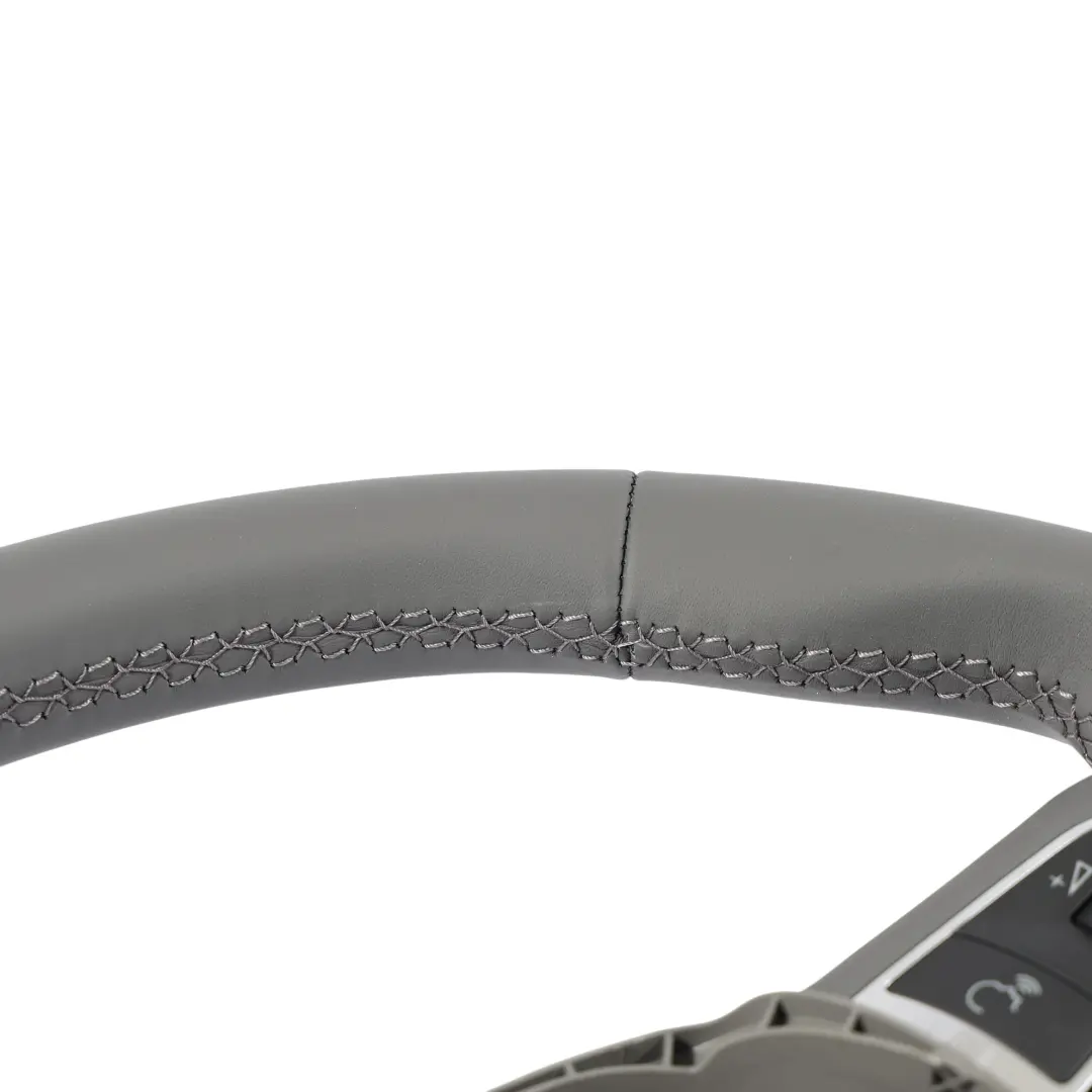 Steering Wheel NEW Grey Leather Paddle Shift to Audi A8 D4 with Part number 4E0419091DC Audi A8 D4 Steering Wheel NEW Grey Leather Paddle Shift - SKU 4E0419091DC-1 - Part number 4E0419091DC