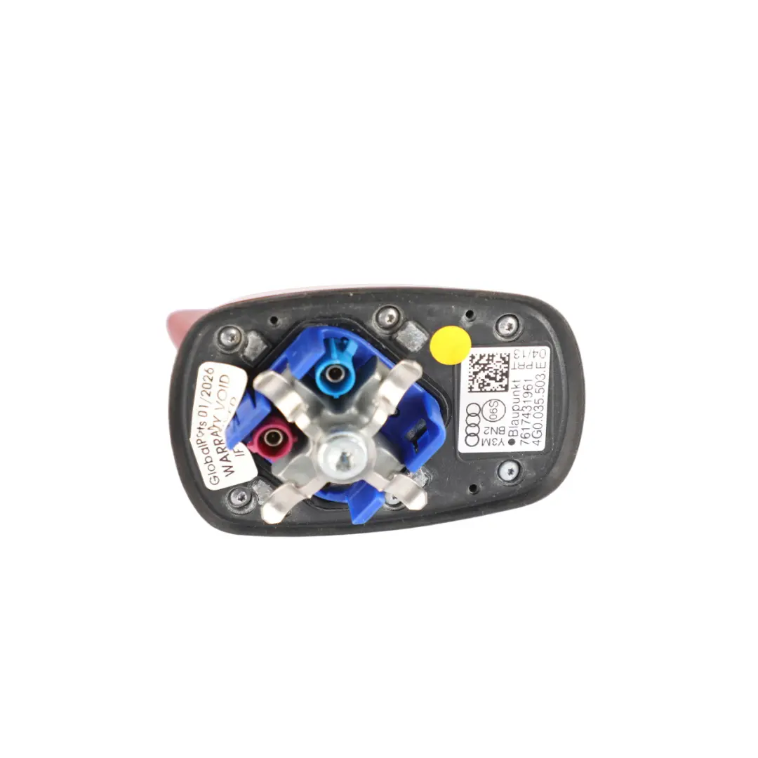 Audi A4 B8 Roof Antenna Shark Fin Volcano Red Metallic - Y3M - SKU 4G0035503E-VRE - Part number 4G0035503E