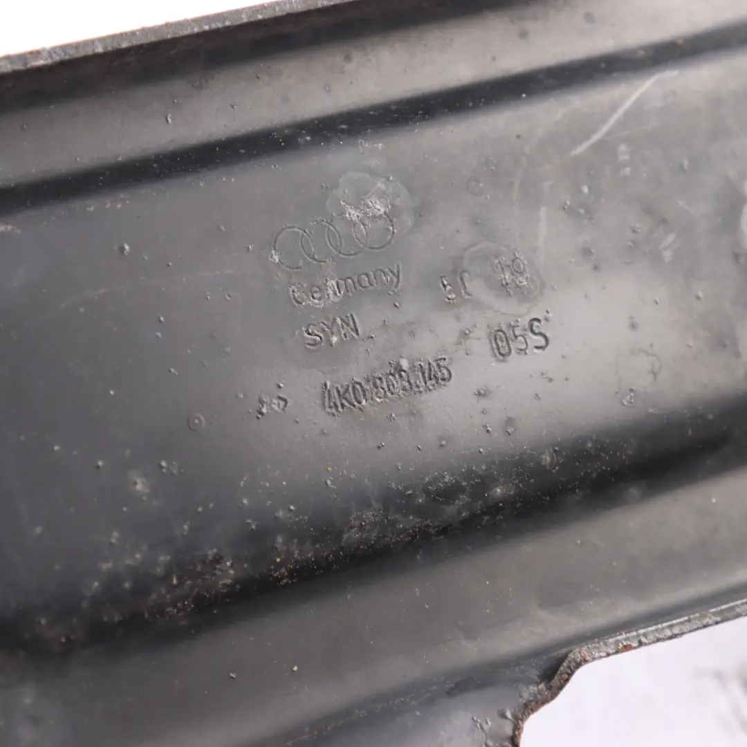 Underbody Lower Centre Member Brace Trim Plate to Audi A6 C8 A7 C8 with Part number 4K0803145 Audi A6 C8 A7 C8 Underbody Lower Centre Member Brace Trim Plate - SKU 4K0803145 - Part number 4K0803145