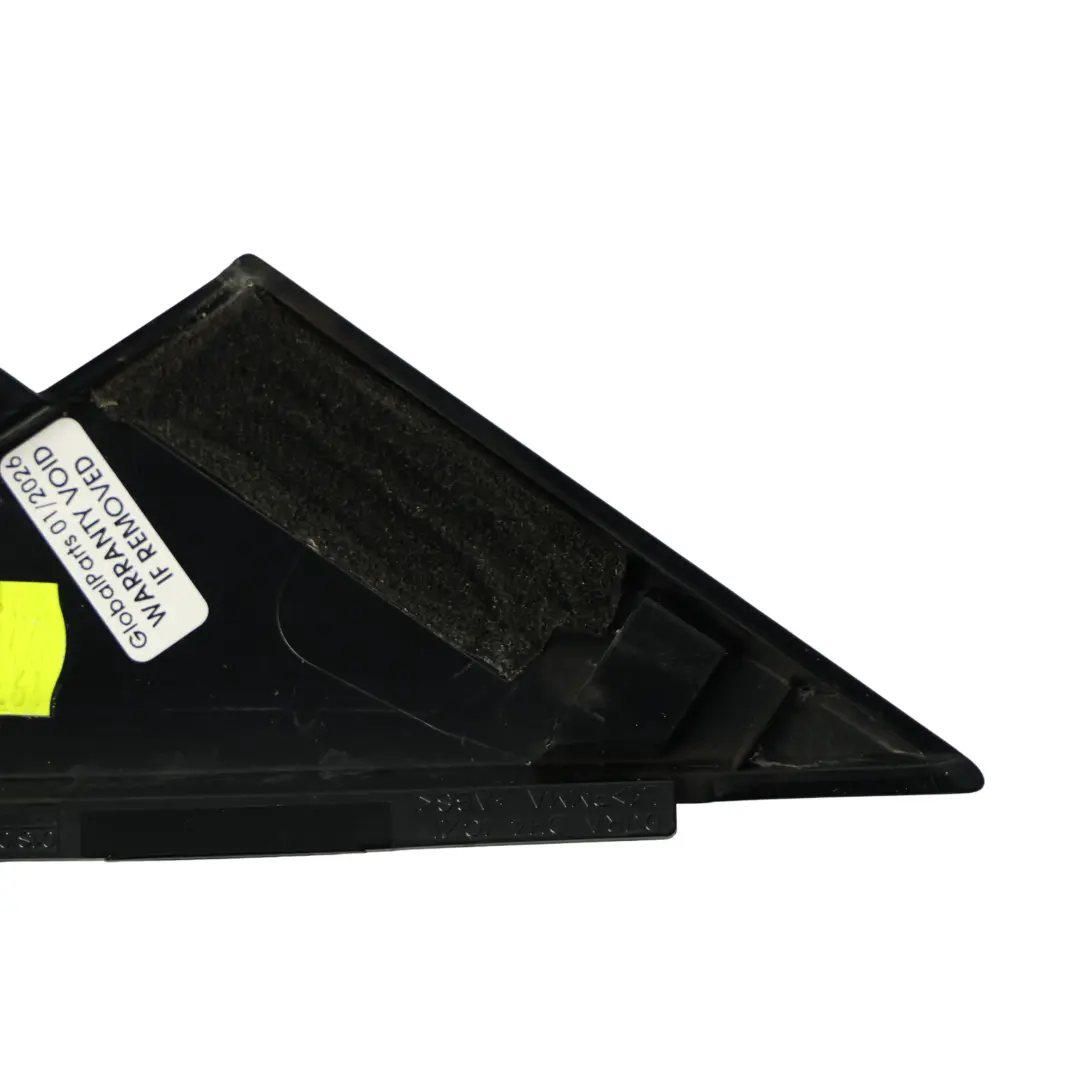 Audi A6 C8 Triangle Cover Trim Front Door Left N/S Exterior Black - SKU 4K0837637 - Part number 4K0837637