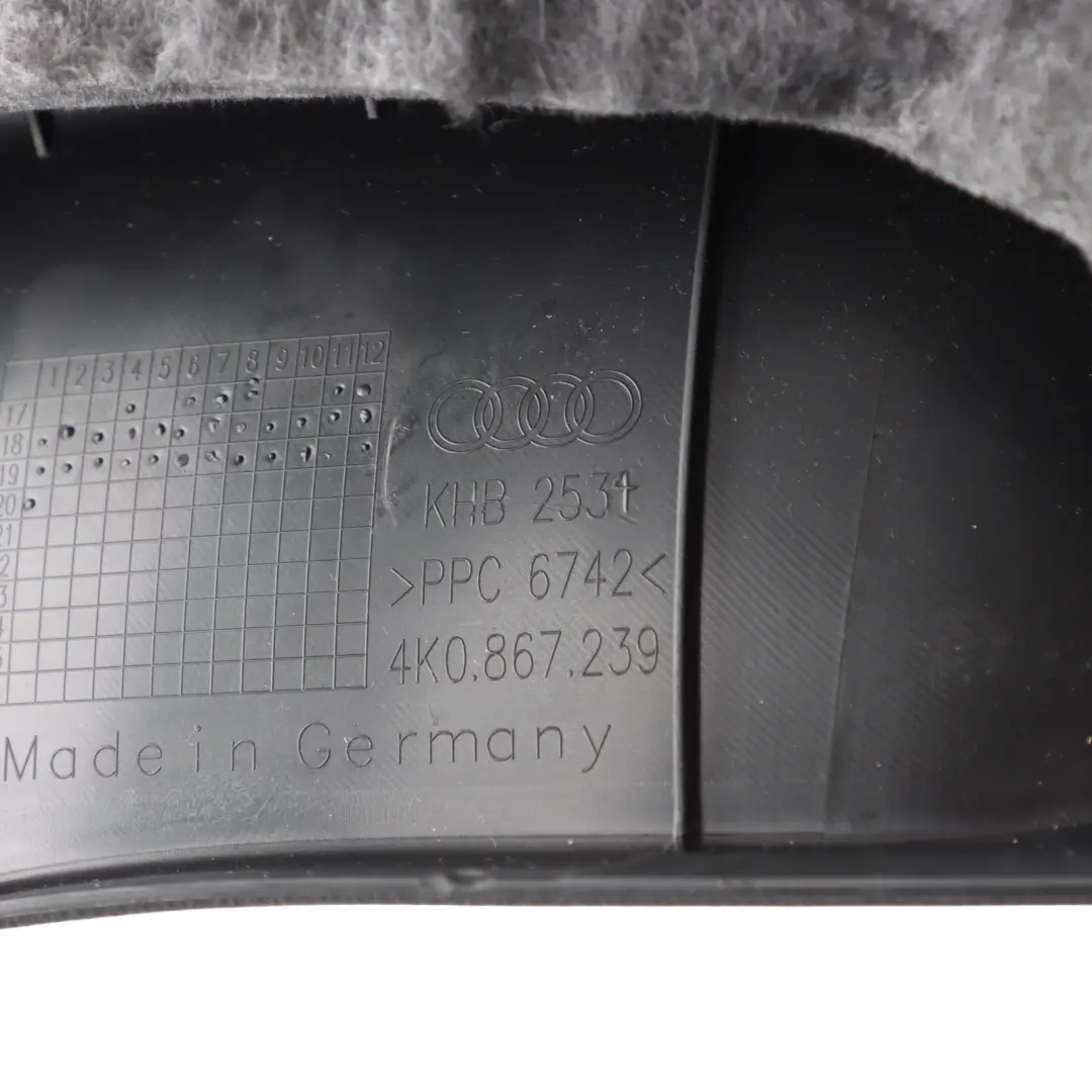 Baguette Garniture Montant B Côté Passager Noir Côté Droit pour Audi A6 C8 à propos du numéro de pièce 4K0867239 Audi A6 C8 Baguette Garniture Montant B Côté Passager Noir Côté Droit - SKU 4K0867239 - Numéro de pièce 4K0867239