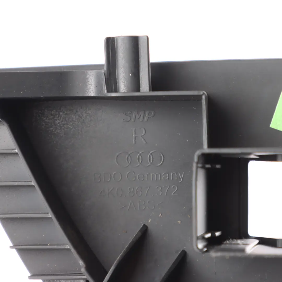 Audi A6 C8 A7 C8 Door Card Armrest Cover Trim Black Rear Right O/S - SKU 4K0867372 - Part number 4K0867372
