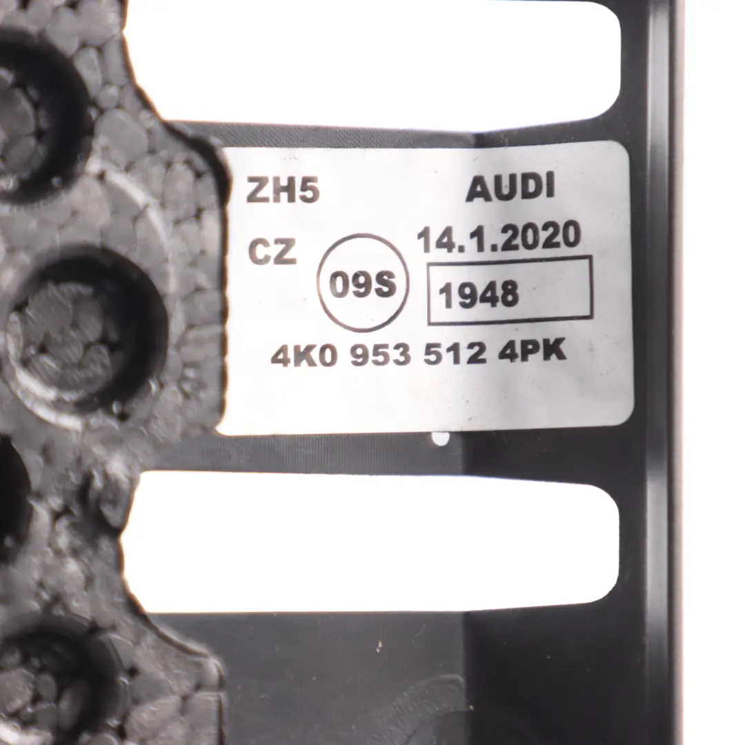 Audi A6 C8 Columna Dirección Inferior Recubrimiento Negro - SKU 4K0953512 - Número de pieza 4K0953512