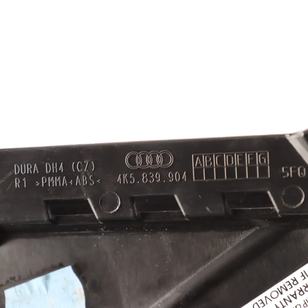 Audi A6 C8 Listwa Ozdobna Na Słupek Drzwi Tylnych Prawa - SKU 4K5839904 - Numer Części 4K5839904