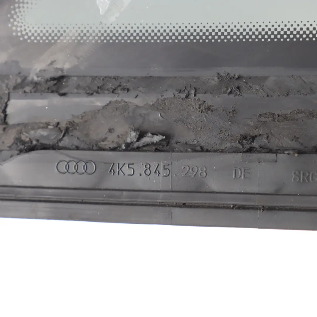 Audi A6 C8 Side Door Window Quarter Glass Rear Right O/S AS3 Tinted 4K5845206A - SKU 4K5845298E - Part number 4K5845298E