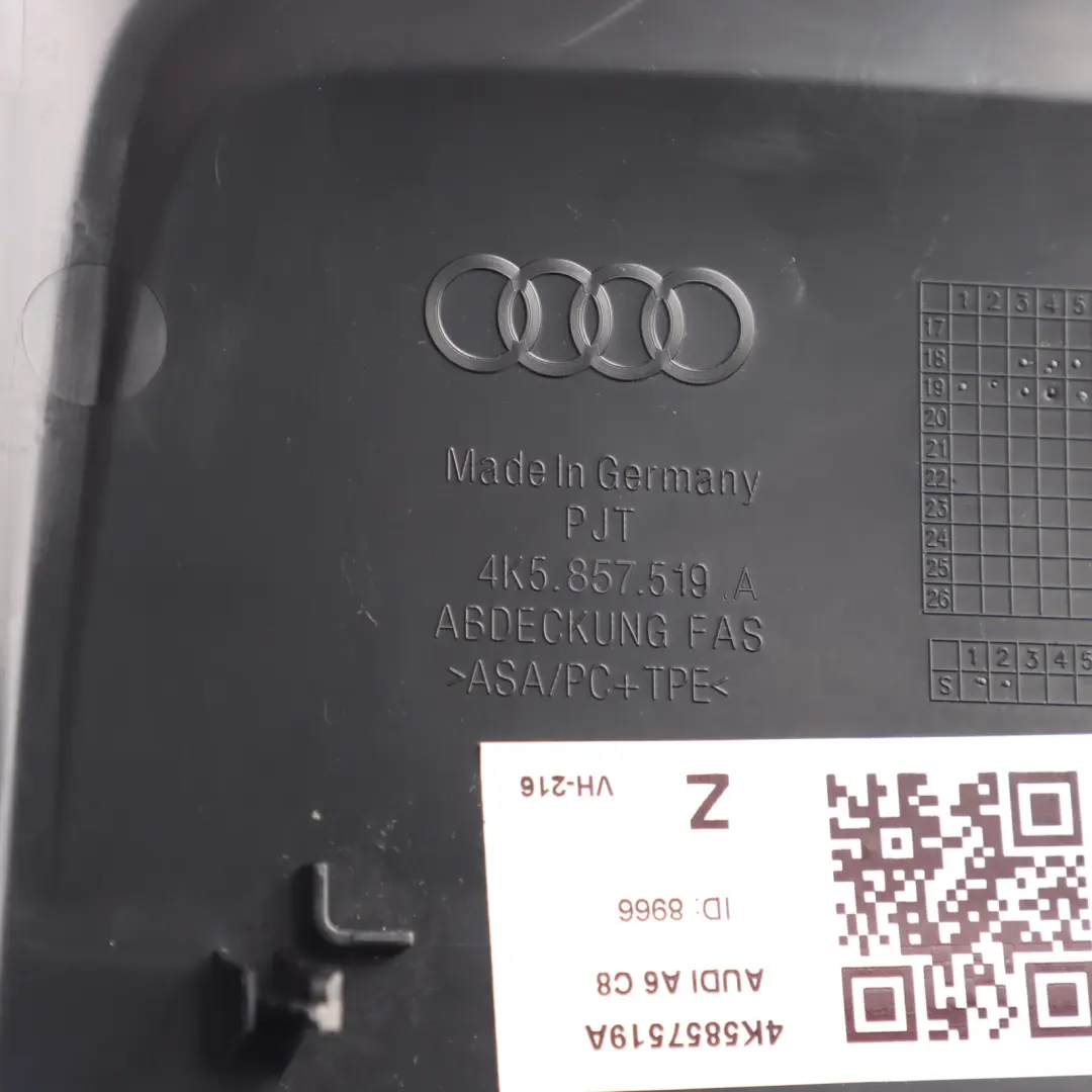 Audi A6 C8 Osłona Obudowa Lusterka Wstecznego Czarna - SKU 4K5857519A - Numer Części 4K5857519A