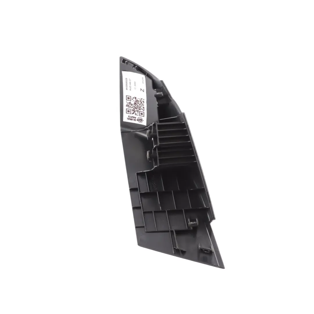 Audi A6 C8 Trim Plate For Seat Belt Guide Rear Left N/S Black - SKU 4K5868529 - Part number 4K5868529