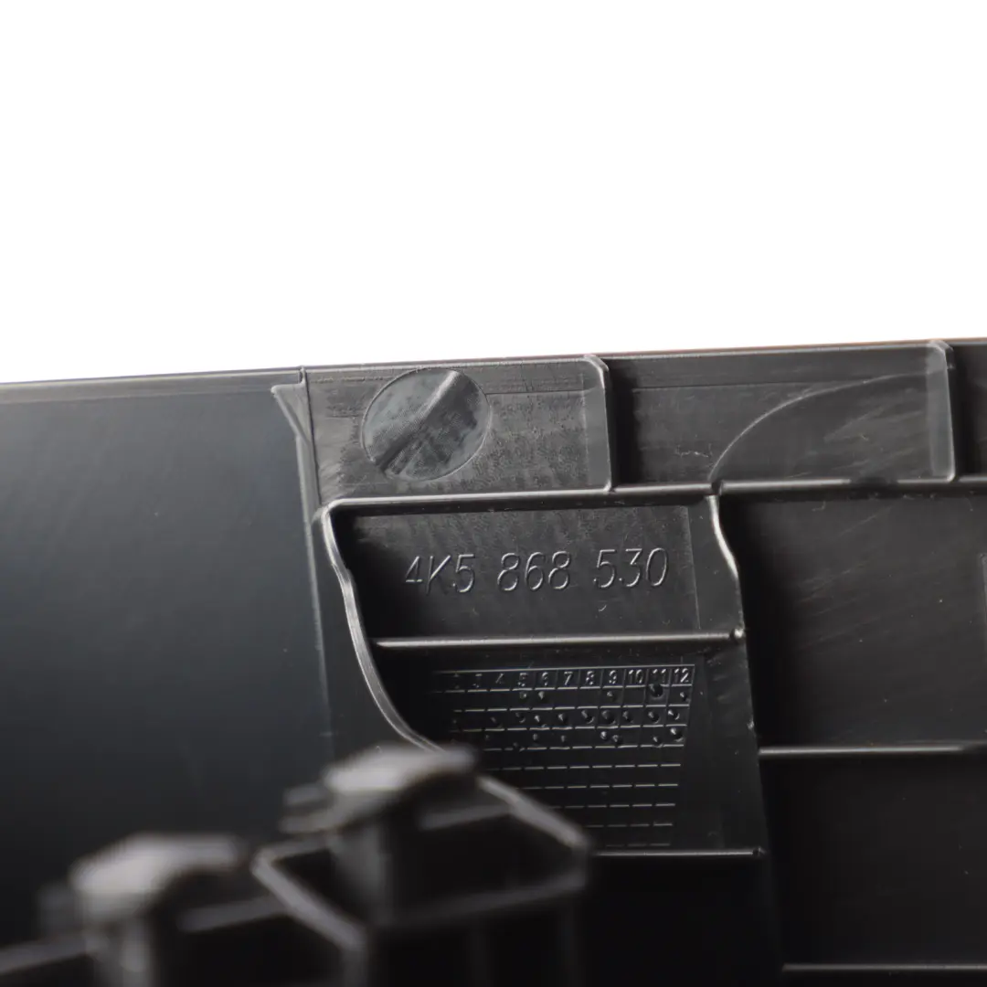 Audi A6 C8 Trim Plate For Seat Belt Guide Rear Right O/S Black - SKU 4K5868530 - Part number 4K5868530