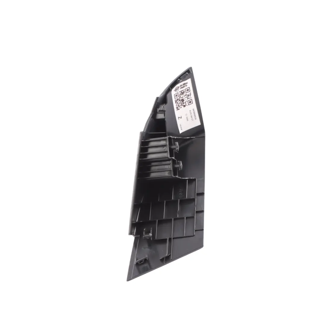 Trim Plate For Seat Belt Guide Rear Right O/S Black to Audi A6 C8 with Part number 4K5868530 Audi A6 C8 Trim Plate For Seat Belt Guide Rear Right O/S Black - SKU 4K5868530 - Part number 4K5868530