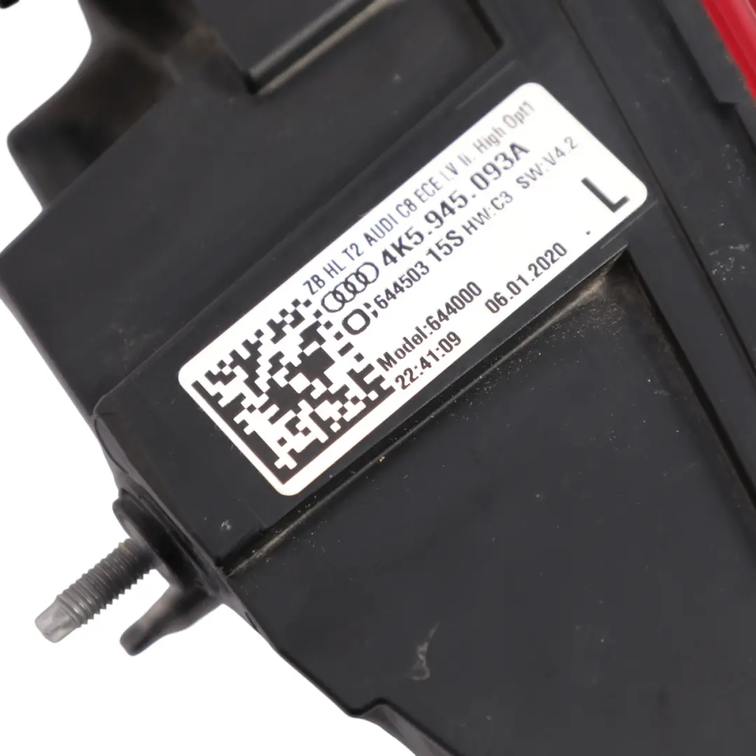 Audi A6 S6 C8 Rear Tailgate Boot Light Lamp Inner Left N/S - SKU RHD-4K5945093A - Part number 4K5945093A