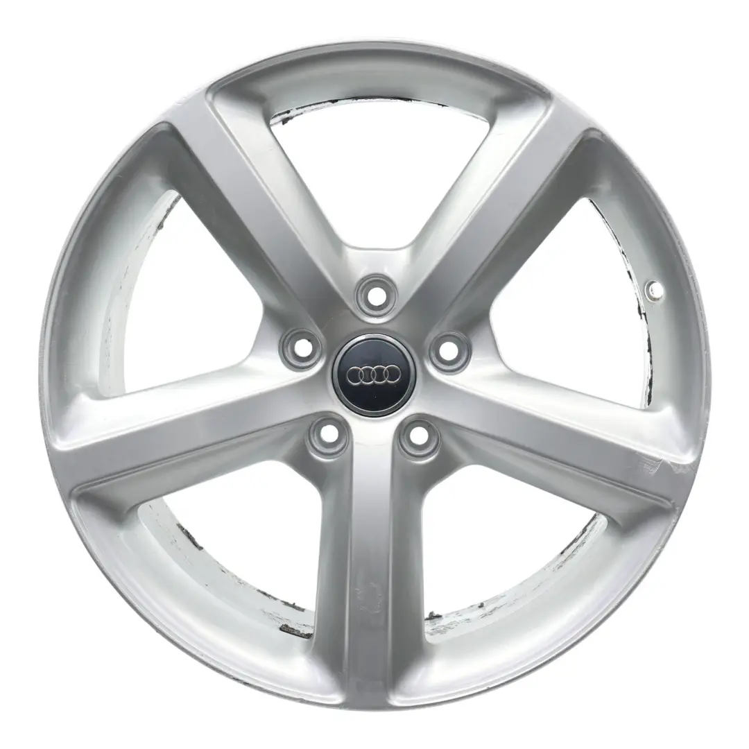 Alloy Rim 20" 9J ET:60 Star Spoke to Audi Q7 4L Silver Wheel with Part number 4L0601025H Audi Q7 4L Silver Wheel Alloy Rim 20" 9J ET:60 Star Spoke - SKU 4L0601025H-3 - Part number 4L0601025H