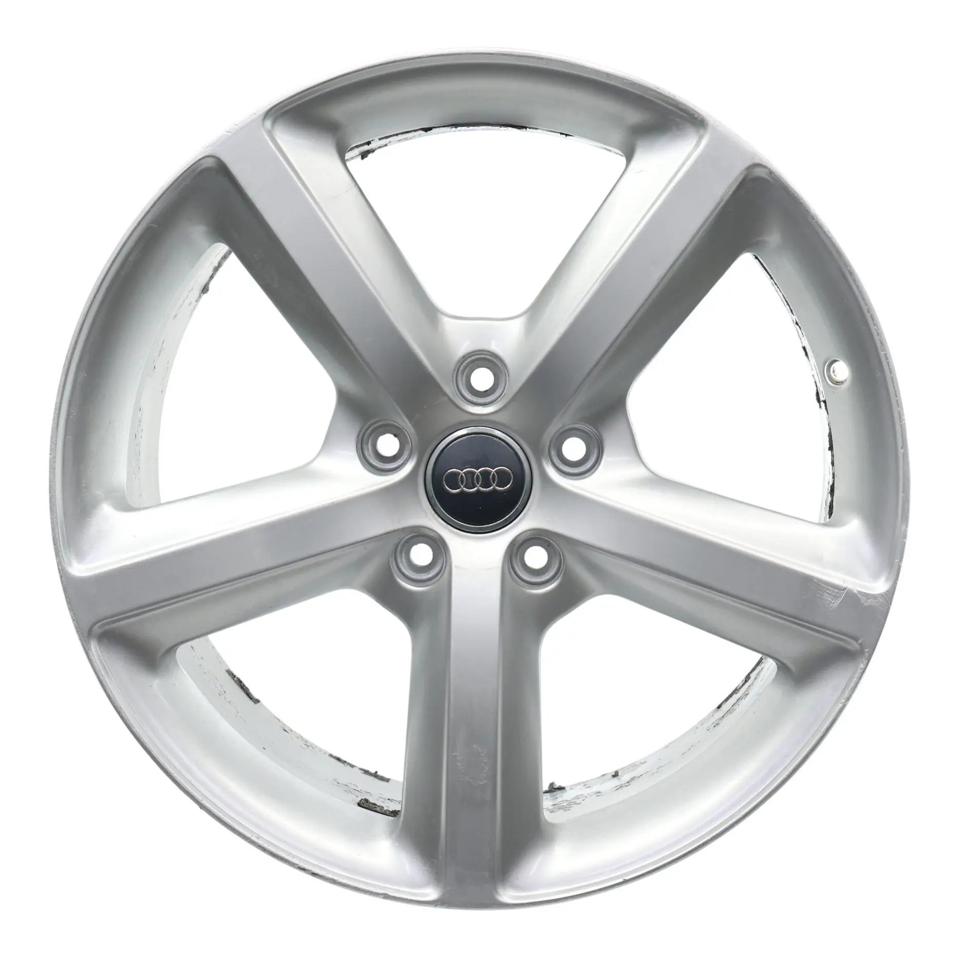 Audi Q7 4L Silver Wheel Alloy Rim 20" 9J ET:60 Star Spoke 4L0601025H