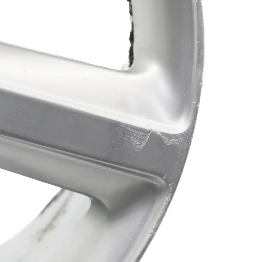 Alloy Rim 20" 9J ET:60 Star Spoke to Audi Q7 4L Silver Wheel with Part number 4L0601025H Audi Q7 4L Silver Wheel Alloy Rim 20" 9J ET:60 Star Spoke - SKU 4L0601025H-3 - Part number 4L0601025H