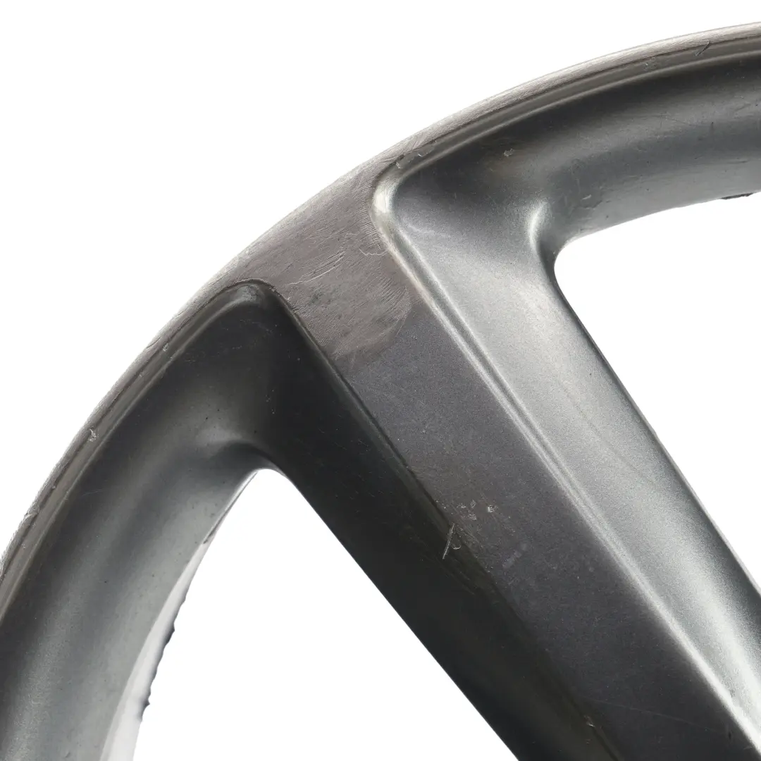 Grey Wheel Alloy Rim 20" 9J ET:60 Star Spoke to Audi Q7 4L with Part number 4L0601025H Audi Q7 4L Grey Wheel Alloy Rim 20" 9J ET:60 Star Spoke - SKU 4L0601025H-6 - Part number 4L0601025H