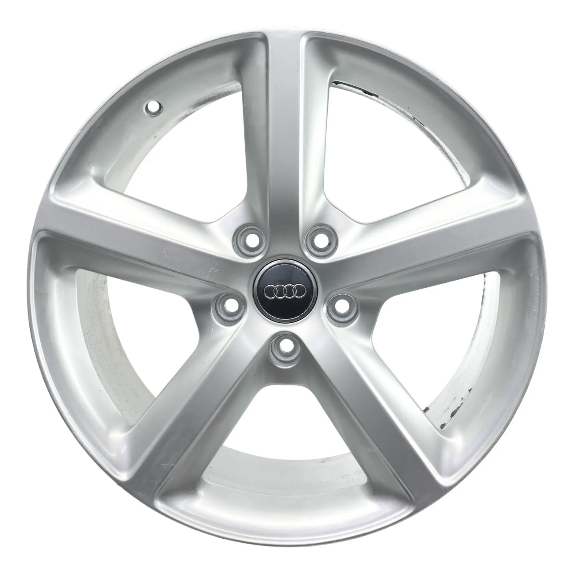 Audi Q7 4L Silver Wheel Alloy Rim 20" 9J ET:60 Star Spoke 4L0601025H