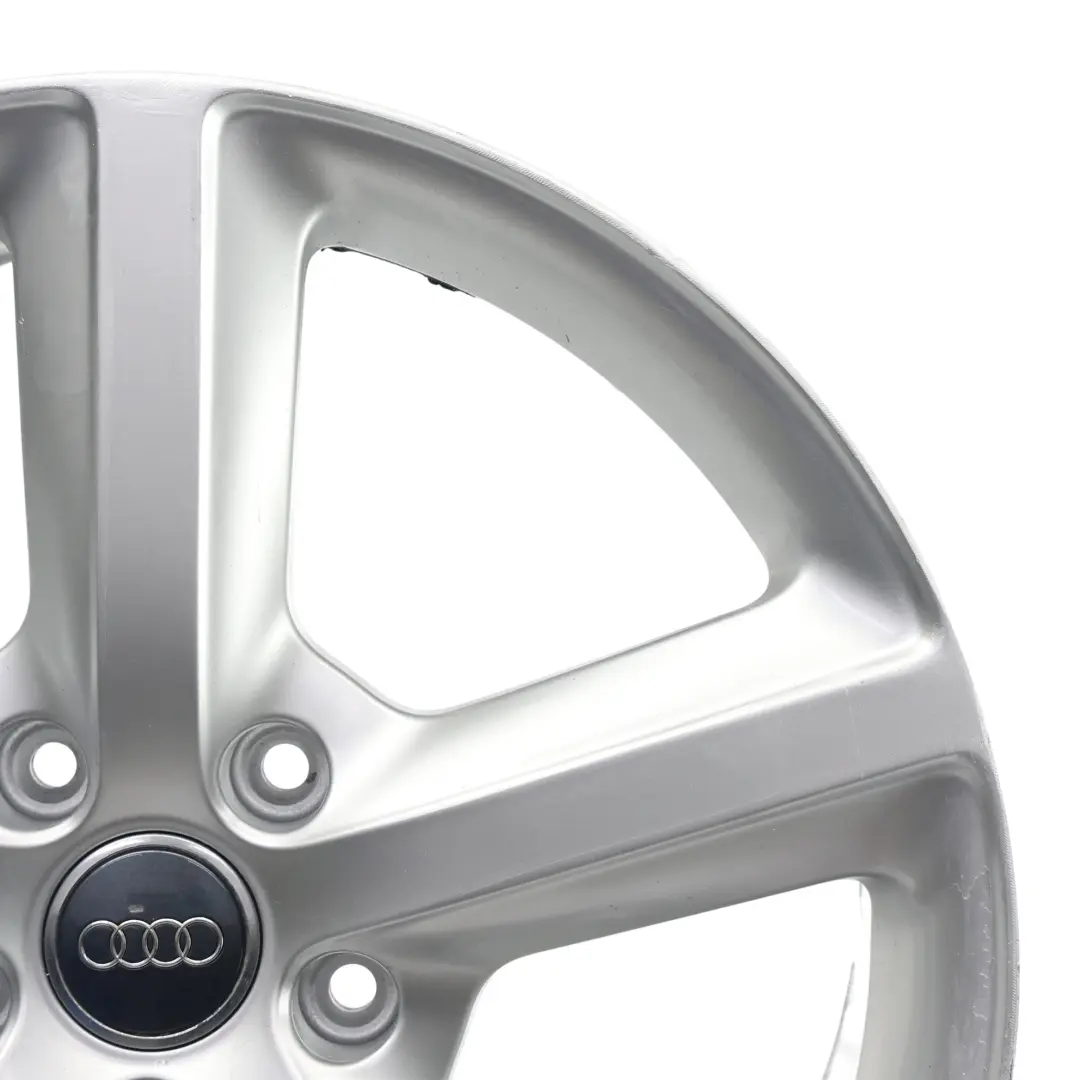 Audi Q7 4L Silver Wheel Alloy Rim 20" 9J ET:60 Star Spoke - SKU 4L0601025H-7 - Part number 4L0601025H