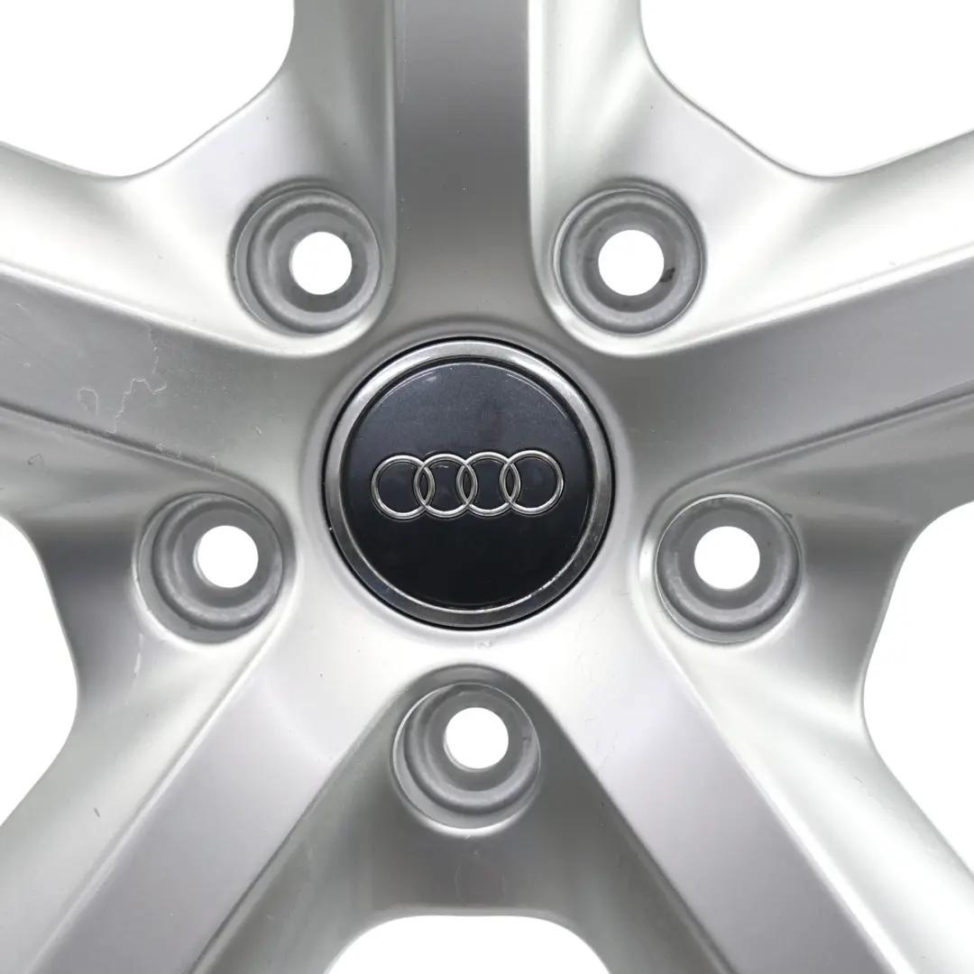 Audi Q7 4L Silver Wheel Alloy Rim 20" 9J ET:60 Star Spoke - SKU 4L0601025H-7 - Part number 4L0601025H