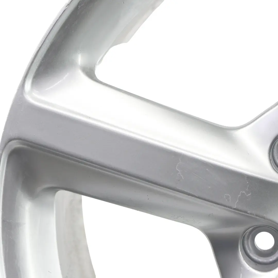 Audi Q7 4L Silver Wheel Alloy Rim 20" 9J ET:60 Star Spoke - SKU 4L0601025H-7 - Part number 4L0601025H