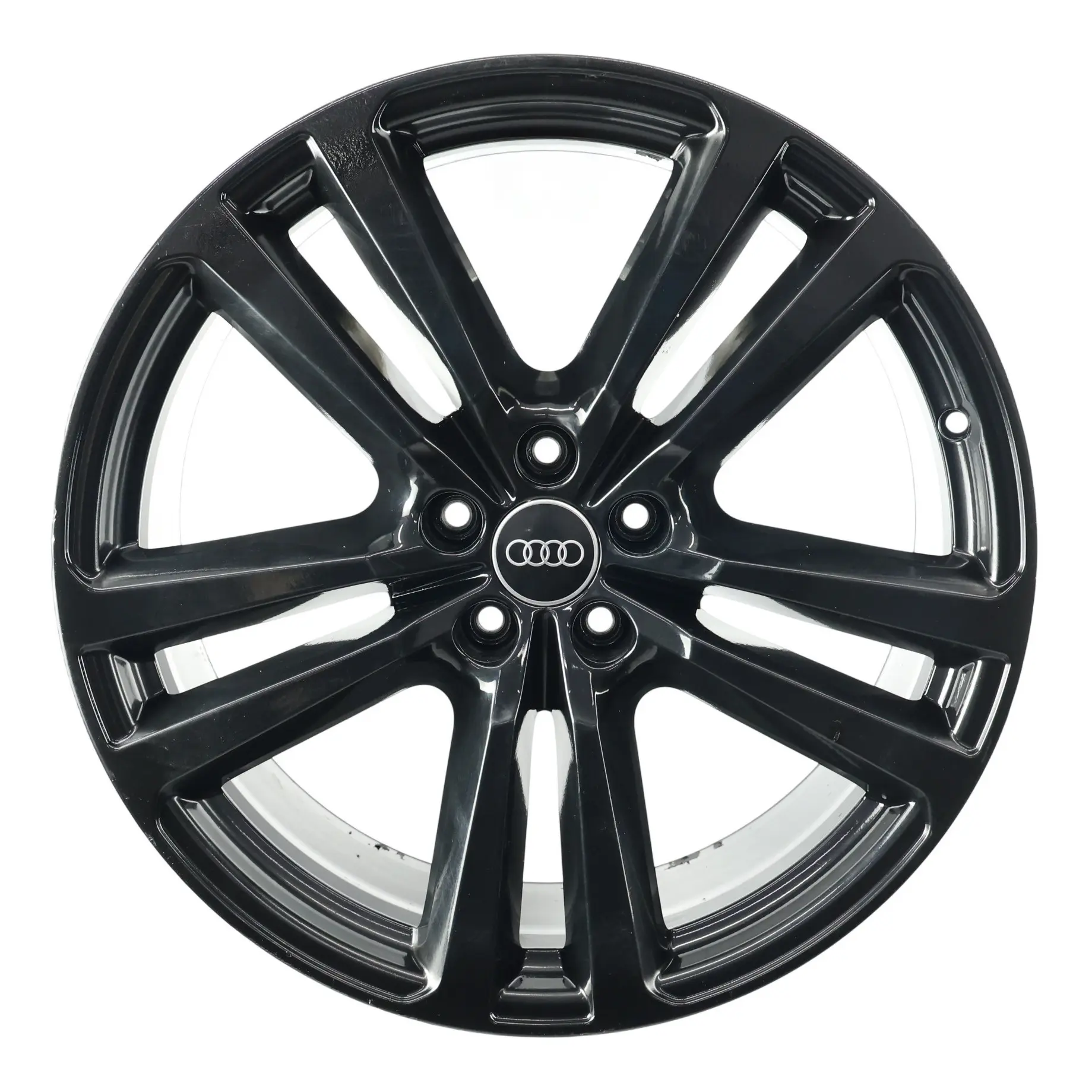 Audi Q7 4M Black Wheel Alloy Rim 20" 9J ET:33 Double Star Spoke 4M0601025H